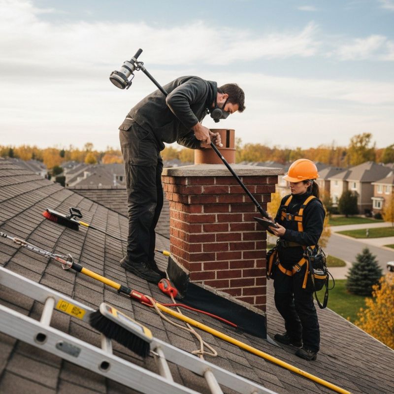 Local Chimney Inspection And Repair pros at work